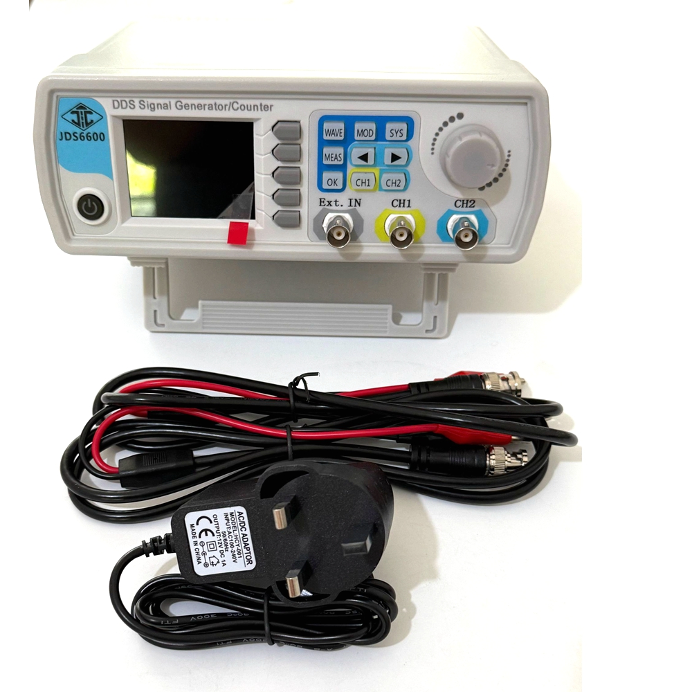 Dual Channel Arbitrary Waveform Function Generator 60Mhz - JDS6600 60MHz DDS 기능 신호 발생기