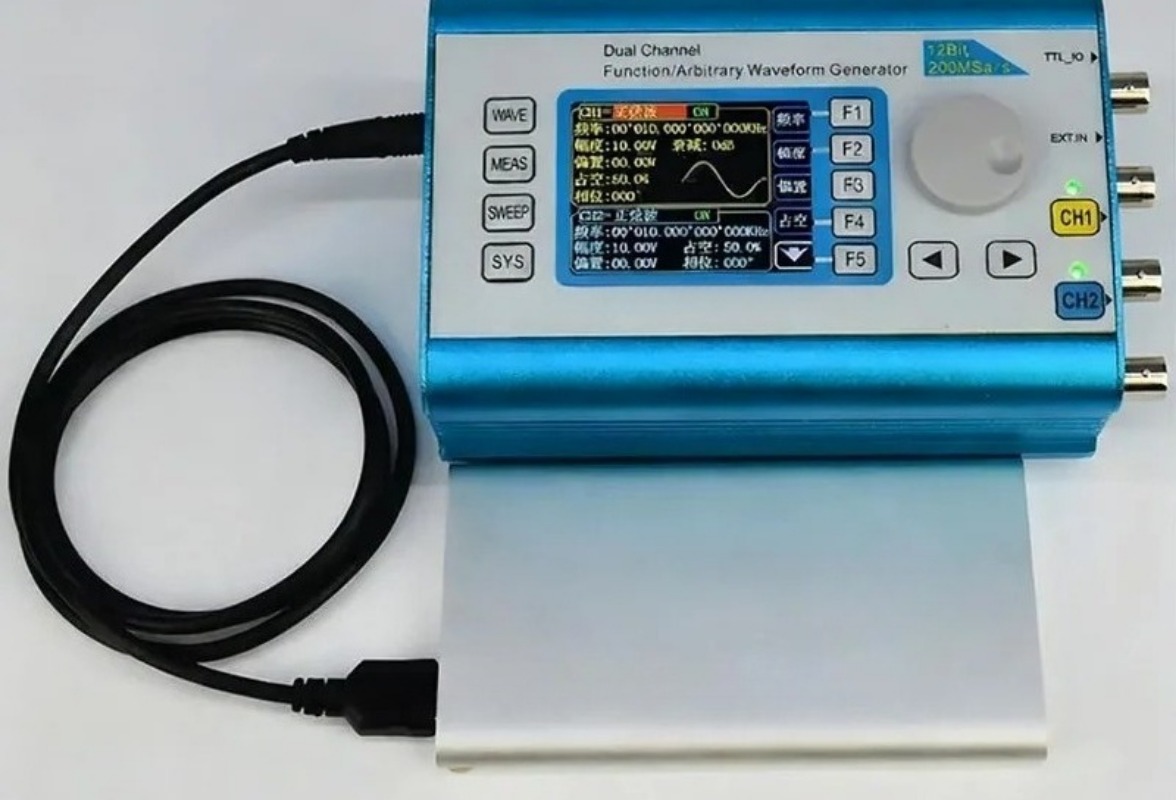 Dual Channel Arbitrary Waveform Function Generator 60Mhz - 듀얼 채널 DDS 기능 신호 발생기