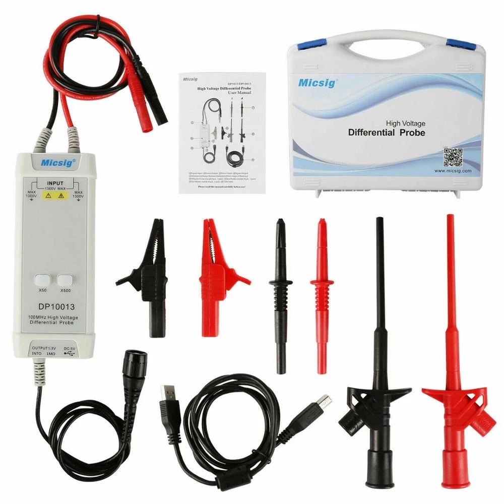 2025Micsig 오실로스코프 1300V 100MHz - High Voltage Differential Probe 100Mhz 1300V 리뷰 및 가격