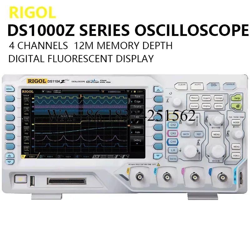 WMWMNU 디지털 저장 오실로스코프 DS1104Z P - Digital Storage Oscilloscope 4 Channel 100Mhz 리뷰 및 가격
